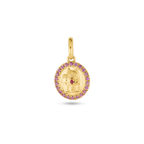 Stone and Strand 10K Yellow Gold Cat Of Fortune Gold Charm Front Image
