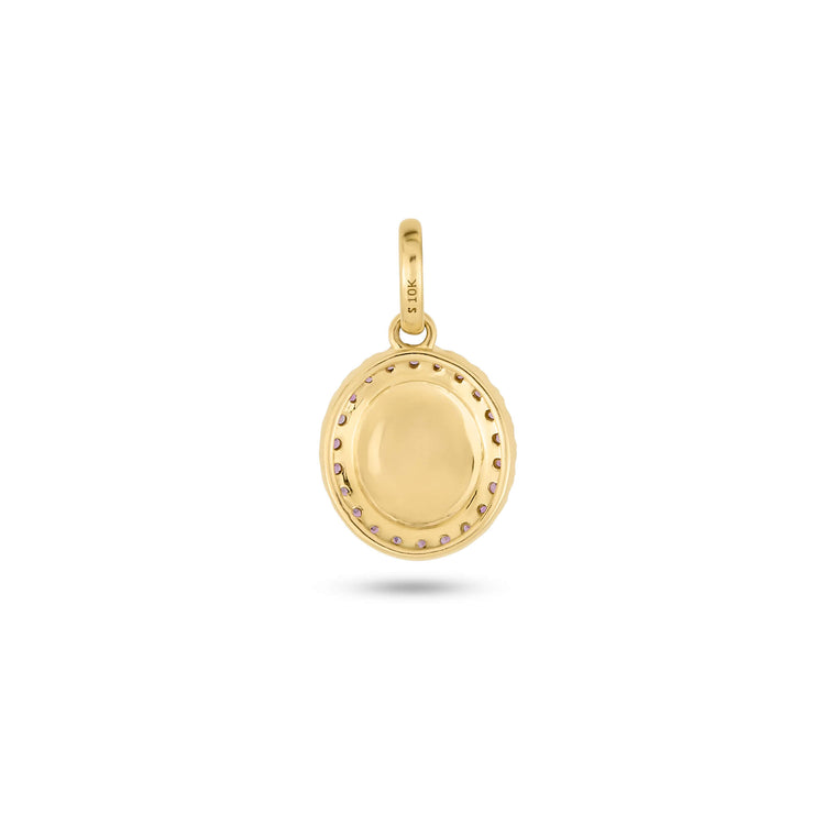 Stone and Strand 10K Yellow Gold Cat Of Fortune Gold Charm Rear Image