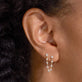 Chain Of Diamonds Double Stud