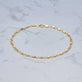 Stone and Strand 10K Yellow Gold Chained to My Heart Anklet Editorial Image