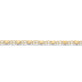Stone and Strand 10K Yellow Gold Chained to My Heart Anklet Close Up Image