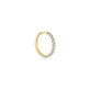Stone and Strand 14K Yellow Gold Lab-Created Bold Hoops Side Single Image