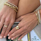 Image of 14K Yellow Gold Classic Cable Chain Bracelet with Stone and Strand Bracelets