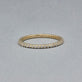 Stone and Strand 14K Yellow Gold Classic Diamond Eternity Band Editorial Image