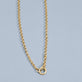 Stone and Strand 14K Yellow Gold Classic Rolo Charm Connector Necklace Editorial Image