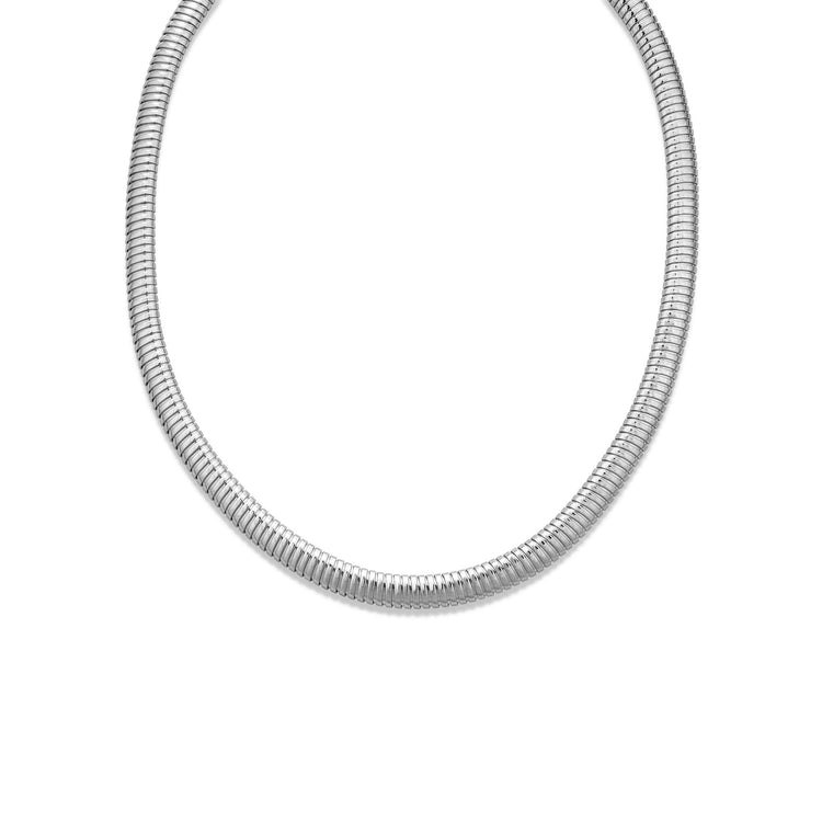 Coil Royale Silver Collar STONE AND STRAND