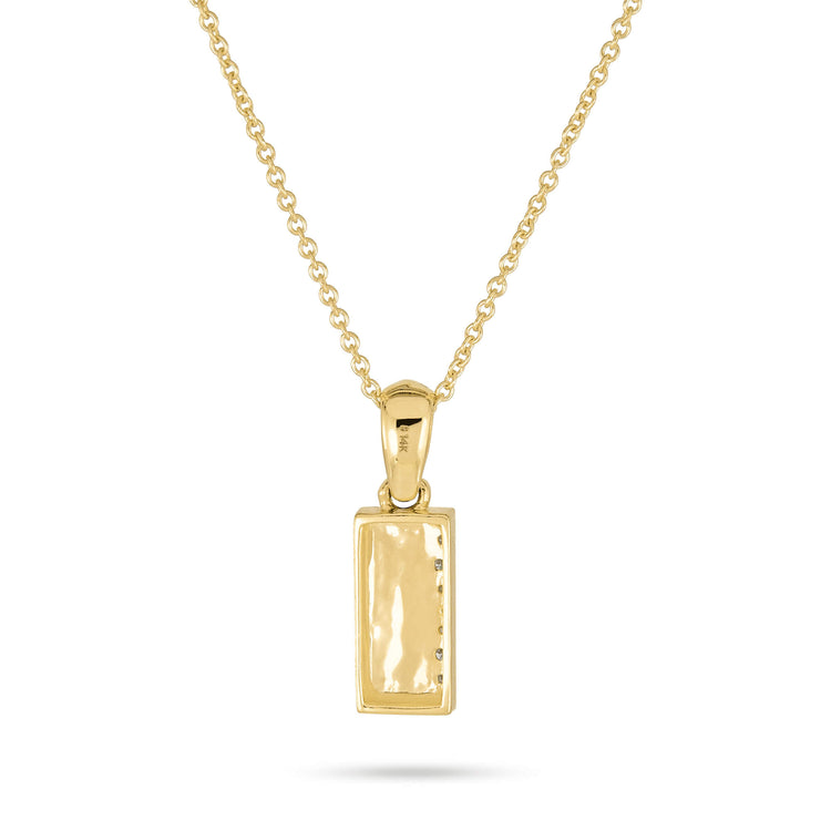 Stone and Strand 14K Yellow Gold Cream Cheese Brunch Necklace Rear Image