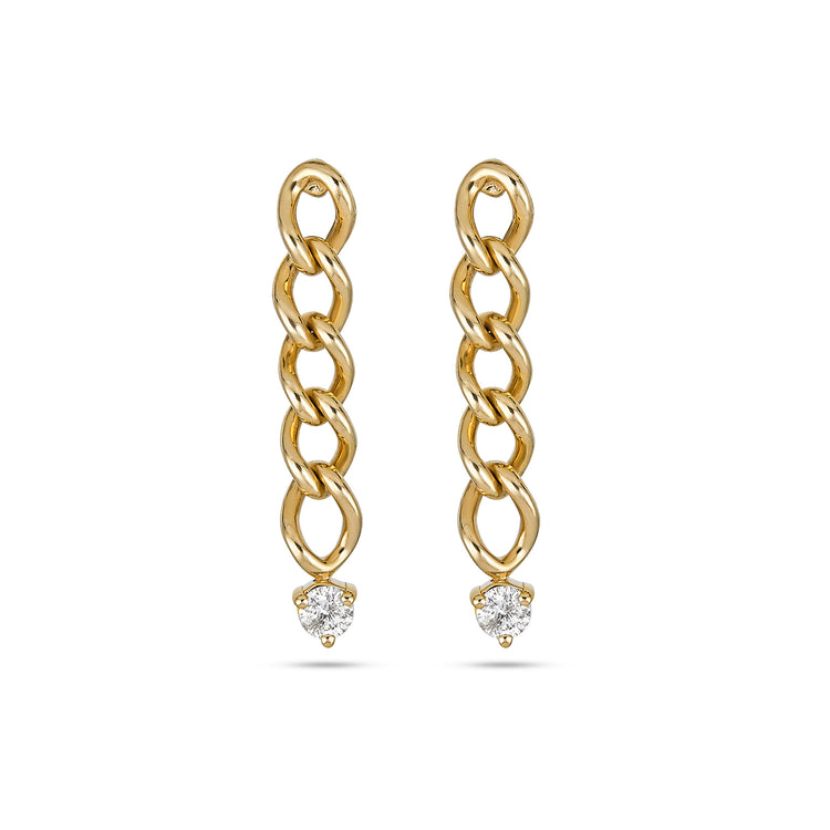 Curbside Diamond Drop Earrings