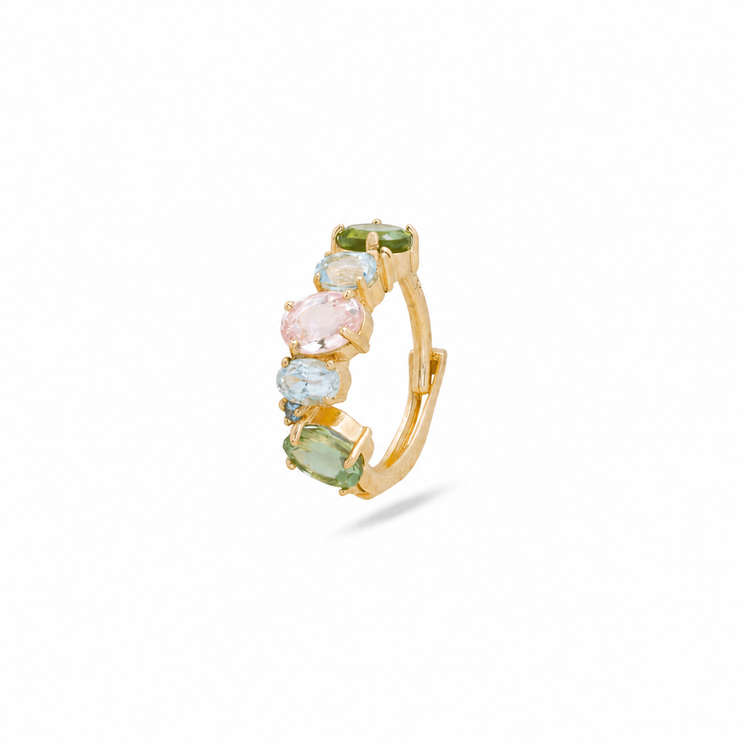 Unicorn Gemstone Cluster Huggies