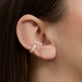 Image of Chubby Pave Hinged Ear Cuff On Model