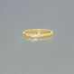 Stone and Strand 14K Yellow Gold Dainty Diamond Trio Ring Editorial Image
