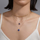 Dainty Donut Sodalite Charm