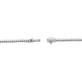 Stone and Strand 14K White Gold Dainty LAB-Created Diamond Tennis Necklace Clasp Image
