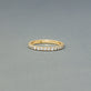 Stone and Strand 14K Yellow Gold Classic Diamond Eternity Band Editorial Image