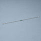 Stone and Strand 14K White Gold Delicate Aquamarine Cushion Bracelet Editorial Image