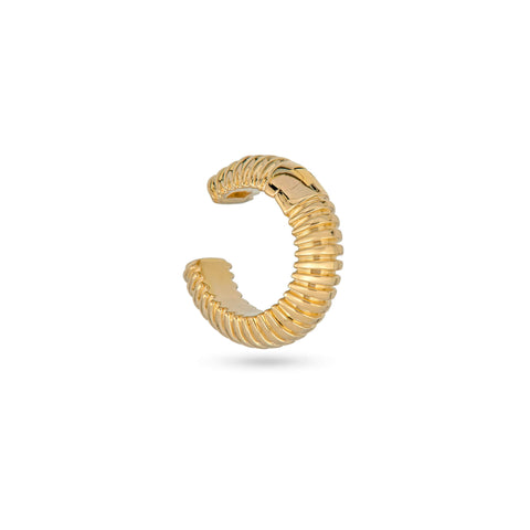 Stone and Strand 14K Yellow Gold Demi Ear Cuff Side Image
