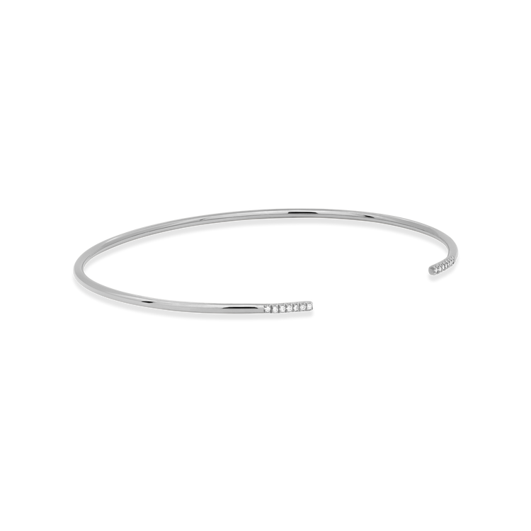 Diamond Accent Outline Cuff