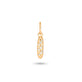 Stone and Strand 14K Yellow Gold Diamond Baguette Charm Front Image