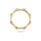 Stone and Strand 14K Yellow Gold Diamond Bamboo Eternity Ring Top Image