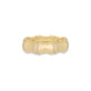 Stone and Strand 14K Yellow Gold Diamond Bamboo Eternity Ring Front Image