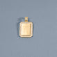 Stone and Strand 14K Yellow Gold Diamond Beekman Dog Tag Necklace Editorial Image
