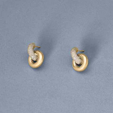 STONE AND STRAND 14Kゴールド＆ダイヤモンド ピアス STONE AND STRAND Earrings