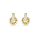 Stone and Strand 14K Yellow Gold Diamond Buoy Huggies Front Image
