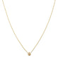 Stone and Strand 14K Yellow Gold Diamond Button Necklace Image