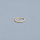 Stone and Strand 10K Yellow Gold Diamond Code Ring Editorial Image