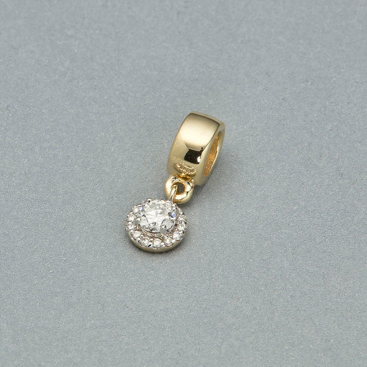 Stone and Strand 10K Yellow Gold Diamond Disco Bead Editorial Image