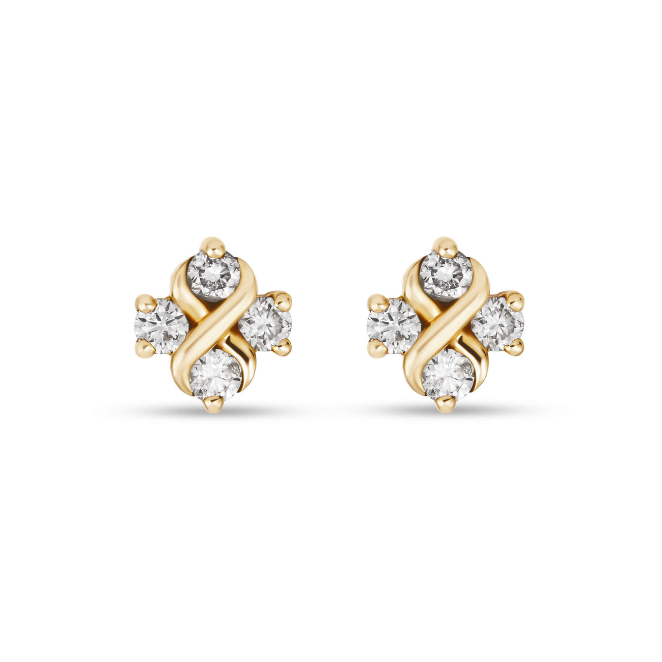 Diamond Everlasting Studs STONE AND STRAND