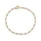 Stone and Strand 14K Yellow Gold Diamond Flounce Bracelet Front Image