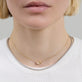 Image of 14K Yellow Gold Diamond Forme Knot Necklace with Stone and Strand Necklaces