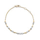 Stone and Strand 10K Yellow Gold Diamond Gold Link Bracelet Front Image