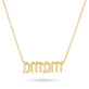 Stone and Strand 14K Yellow Gold Diamond Gothic Mama Necklace Rear Image