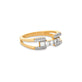 Stone and Strand 14K Yellow Gold Diamond Harness Ring Side Image
