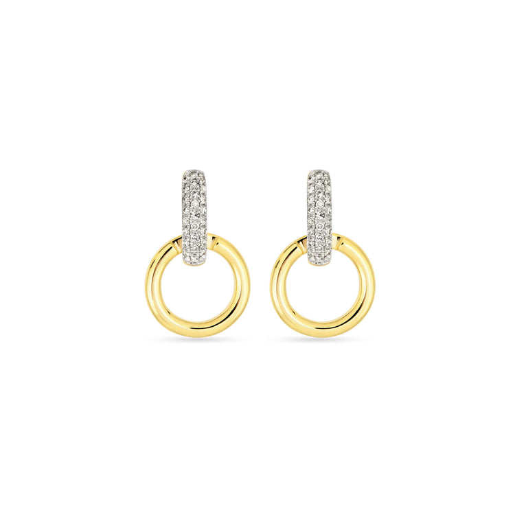 ** Horsebit Earrings - Silver