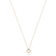 Stone and Strand 14K Yellow Gold Diamond Horsebit Necklace Front Image