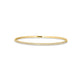 Stone and Strand 14K Yellow Gold Diamond Line Flex Bangle Front Image