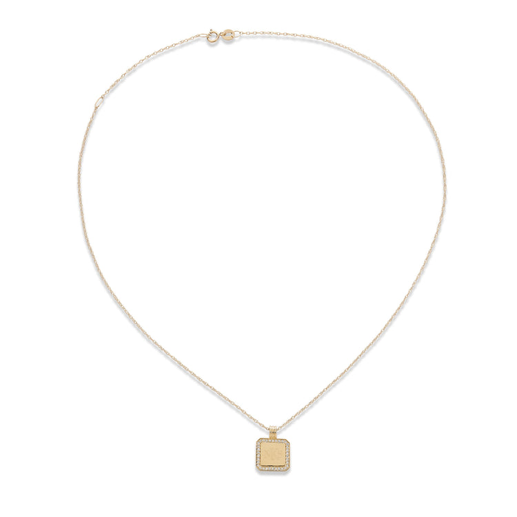 Stone and Strand 14K Yellow Gold Diamond Mitchell Necklace Far Away Image