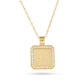 Stone and Strand 14K Yellow Gold Diamond Mitchell Necklace Front Engraved Image