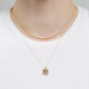 Image of 14K Yellow Gold Diamond Mitchell Necklace with Stone and Strand Necklaces