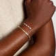 Image of 10K Yellow Gold Diamond Muse Bracelet with Stone and Strand Bracelets