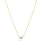 Stone and Strand 10K Yellow Gold Diamond Muse Solitaire Necklace Image