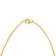 Stone and Strand 10K Yellow Gold Diamond Muse Solitaire Necklace Clasp Image