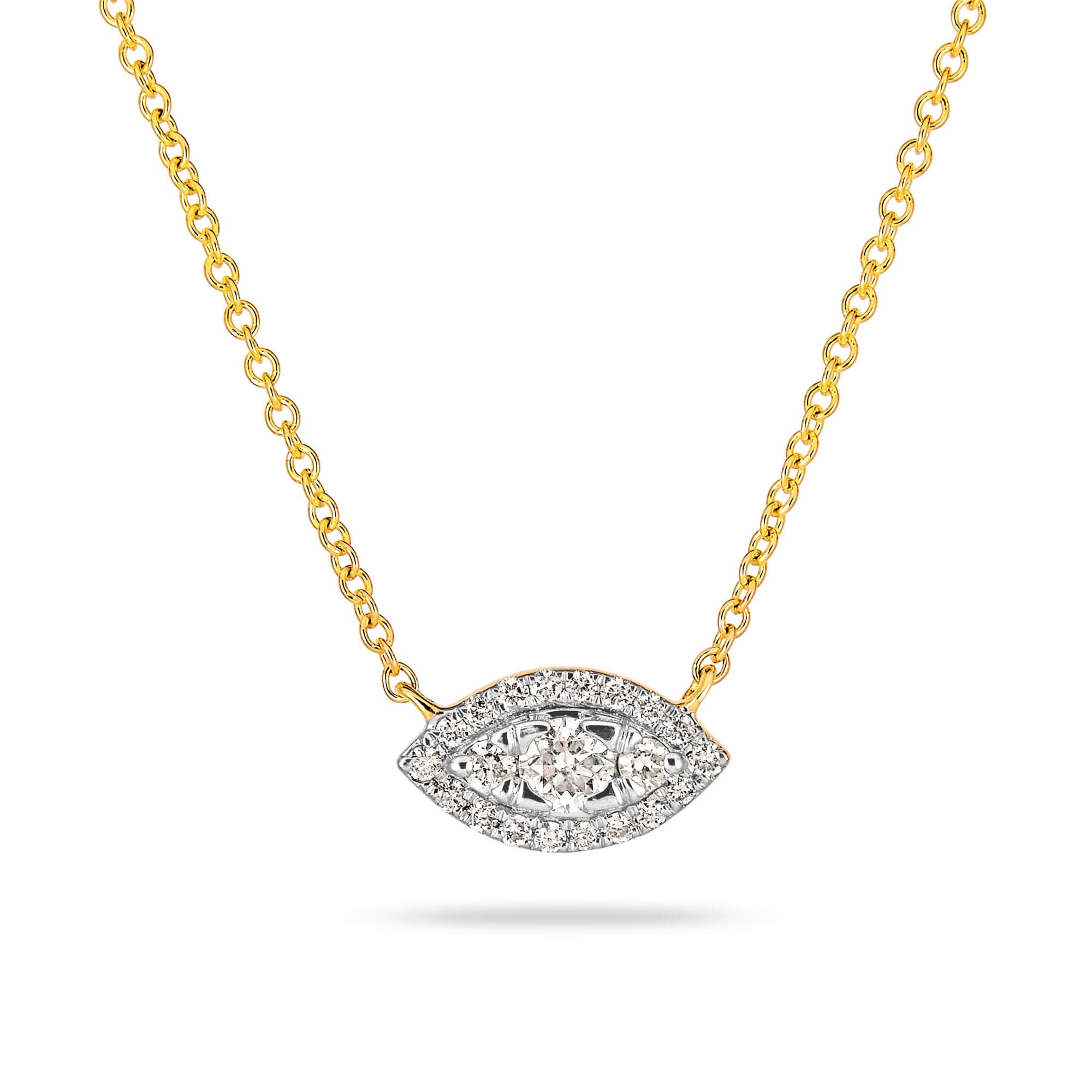 Diamond Muse Solitaire Necklace