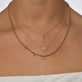 Image of 10K Yellow Gold Diamond Muse Solitaire Necklace with Stone and Strand Necklaces
