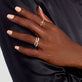 Image of 10K Yellow Gold Diamond Muses Tiara Band with Stone and Strand Rings