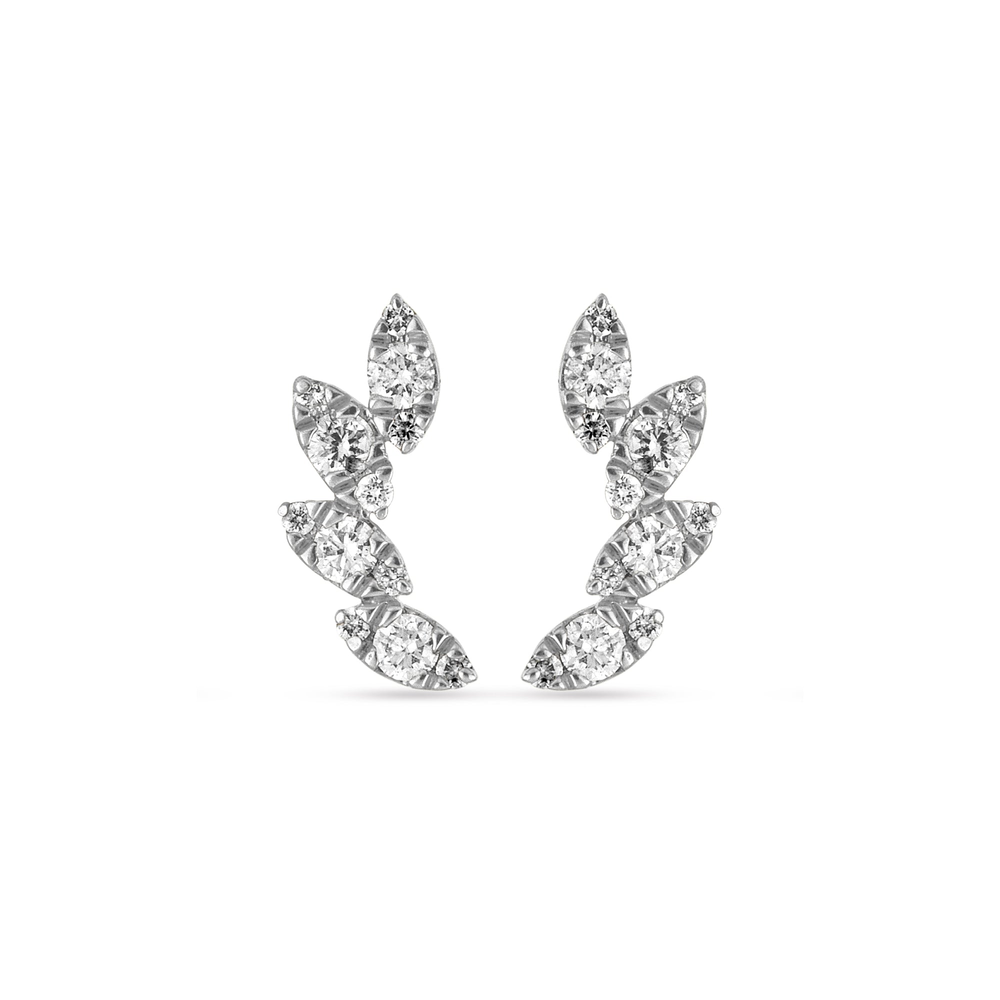 Diamond Muses Tiara Studs