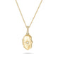 Stone and Strand 10K Yellow Gold Diamond Northern Star Locket Necklace Front Image